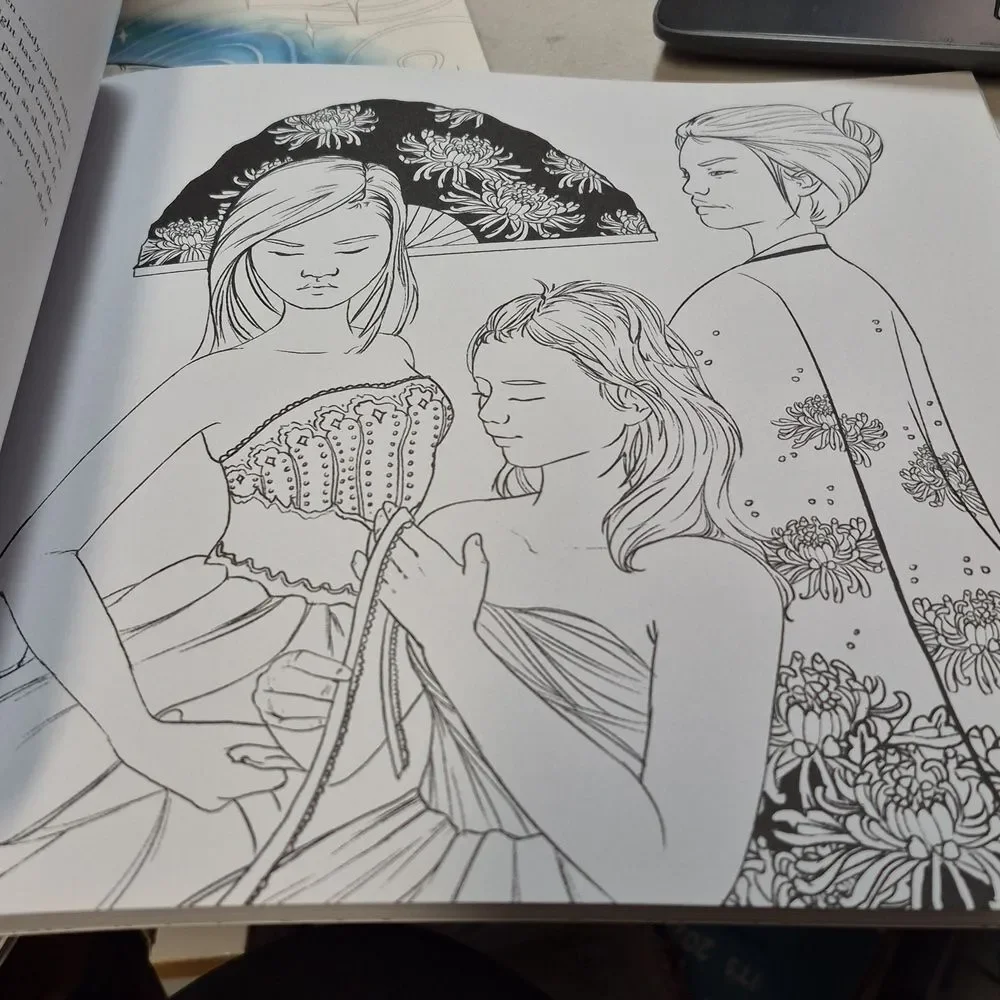 The Lunar Chronicles Adult Teen Coloring Book - New